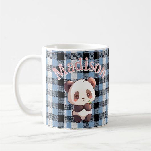 Personalized Cute Panda Coffee Mug Kaffeetasse (Links)