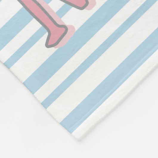 Personalized Cute Panda Fleecedecke (Ecke)