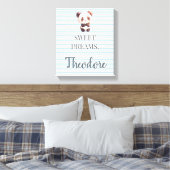 Personalized Cute Panda Sweet Dreams Leinwanddruck (Insitu (Schlafzimmer))