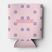 Personalized Cute Pink Evil Eye Custom Gift Dosenkühler (Vorderseite)
