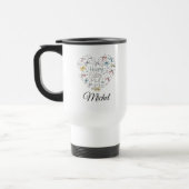 Personalized Cute Rabbit Bunny Coffee Mug Reisebecher (Links)
