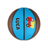 Personalized cute red toy lorry dump truck kid's mini basketball (Vertikal)