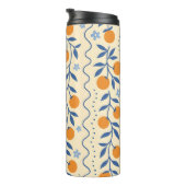 Personalized cute retro citrus folk pattern thermosbecher (Nach rechts gedreht)