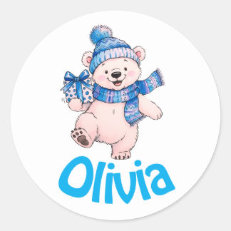 Personalized cute sticker/seal classic round sti runder aufkleber