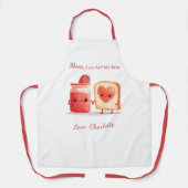 Personalized Cute Strawberry Jam Mothers Day Gift Schürze (Vorderseite)