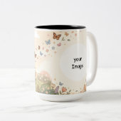 Personalized Cute Taurus Zodiac Mug Zweifarbige Tasse (VorderseiteRechts)