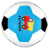Personalized cute toy red dump truck lorry kid's fußball (Gedreht)