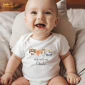 Personalized Cute Woodland Fall Baby Strampler