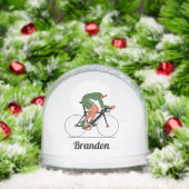 Personalized Cyclist Snow Globe Gift Schneekugeln (Weihnachten)
