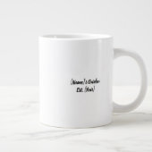 Personalized Dachshund Garden Specialty Mug  Jumbo-Tasse (Rechts)