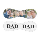 Personalized Dad Est Year 3 Photo Fathers Day Baseball (Paneele)