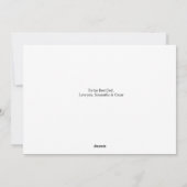 Personalized Dad Photo Card | Best Dad Ever Custom Feiertagskarte (Rückseite)