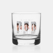 Personalized Dad Photo | Custom Father's Day Gift Whiskyglas (Vorderseite)