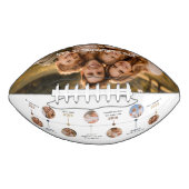 Personalized Dad Timeline Photo Keepsake Football (Vorderseite)