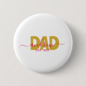 PERSONALIZED DAD TO BE BUTTON (Vorderseite)