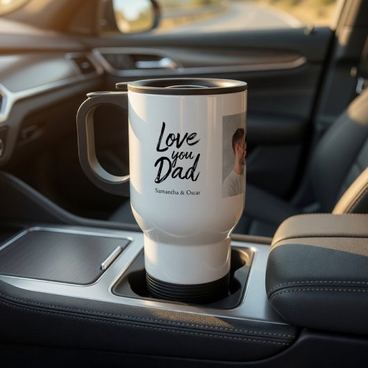 Personalized Dad with Photo Custom Gift Reisebecher