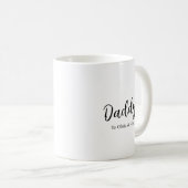 Personalized Daddy Kaffeetasse (VorderseiteRechts)