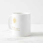 Personalized Daily Mantra Inspirational Mug Kaffeetasse (Vorderseite Links)