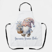 Personalized Daisy Gnome Cute Fun Schürze (Vorderseite)