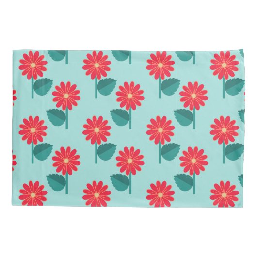 Personalized Daisy Pattern Pillowcase Kissenbezug (Rückseite)