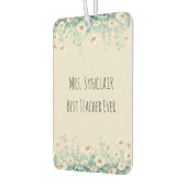 Personalized Daisy Teacher Thank You Autolufterfrischer (Links)