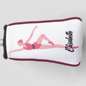 Personalized Dance Ballerina Golf Elegant Ballet Golf Headcover (Vorderseite)
