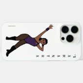 Personalized Dancer Purple Silver Print # 1 Case-Mate iPhone Hülle (Rückseite (Horizontal))