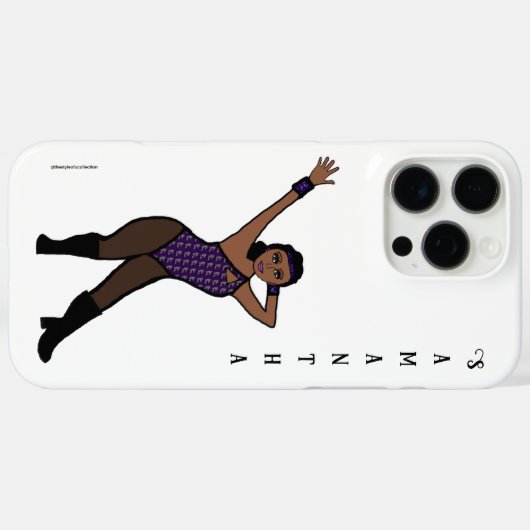 Personalized Dancer Purple Silver Print # 1 Case-Mate iPhone Hülle (Rückseite (Horizontal))