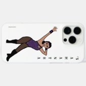 Personalized Dancer Purple Silver Print #2 Case-Mate iPhone Hülle (Rückseite (Horizontal))