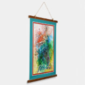 Personalized Dancer Wandteppich Mit Holzrahmen (Gewinkelt)