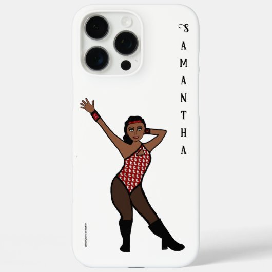 Personalized Dancer White Print # 1  Case-Mate iPhone Hülle (Rückseite)