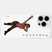Personalized Dancer White Print # 1  Case-Mate iPhone Hülle (Rückseite (Horizontal))