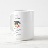 Personalized Daughter Graduation Keepsake  Kaffeetasse (Vorderseite Links)