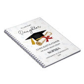 Personalized Daughter Graduation Keepsake  Notizblock (Rechte Seite)
