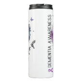 Personalized Dementia Awareness Thermal Tumbler Thermosbecher (Rückseite)
