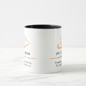 Personalized Dentist Logo Coffee Mug Tasse (Zentrum)
