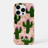 Personalized Desert Orange Cacti Phone Case iPhone Hülle (Rückseite)
