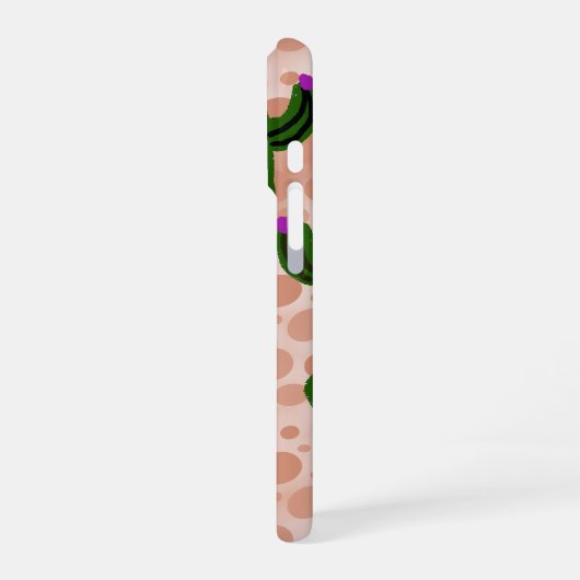 Personalized Desert Orange Cacti Phone Case iPhone Hülle (Linke Seite)