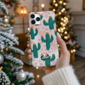 Personalized Desert Pink Cacti Phone Case iPhone Hülle