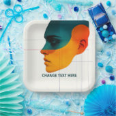 Personalized Designer Paper Plates Pappteller (Party)