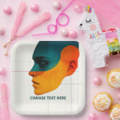 Personalized Designer Paper Plates Pappteller (Party)