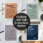 Personalized Difference Maker Definition Gift Notizblock