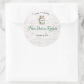 Personalized Dill Pickles Canning Stickers (Tasche)