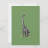 Personalized Dinosaur 1st Birthday Invitations Einladung (Rückseite)