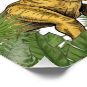 Personalized Dinosaur 1st Birthday Invite & Signs Poster (Ecke)