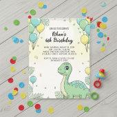 Personalized Dinosaur Birthday Invitation Einladung