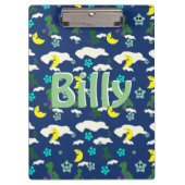 Personalized Dinosaur Klemmbrett (Vorderseite)