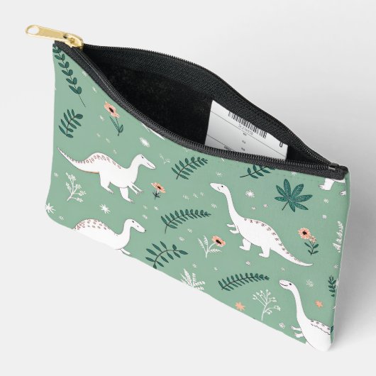 Personalized Dinosaur Name Pencil Case Zubehörtasche (Offen)