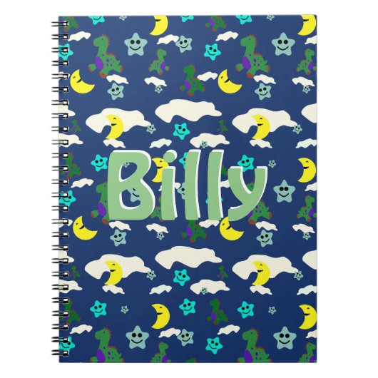 Personalized Dinosaur Notizblock (Vorderseite)