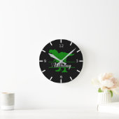 Personalized Dinosaur Square Wall Clock Runde Wanduhr (Zuhause)